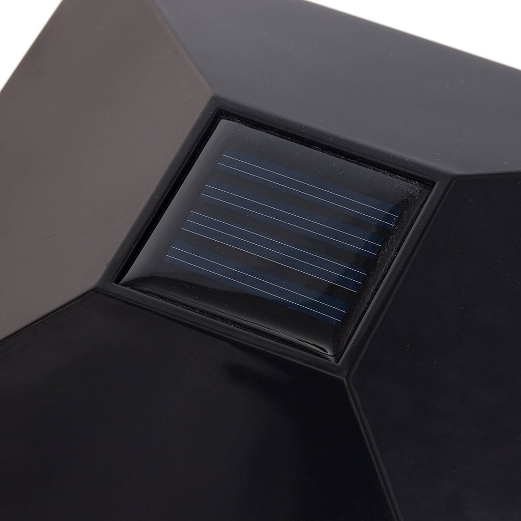 8 Pack Black Solar Post Cap Lights R1359