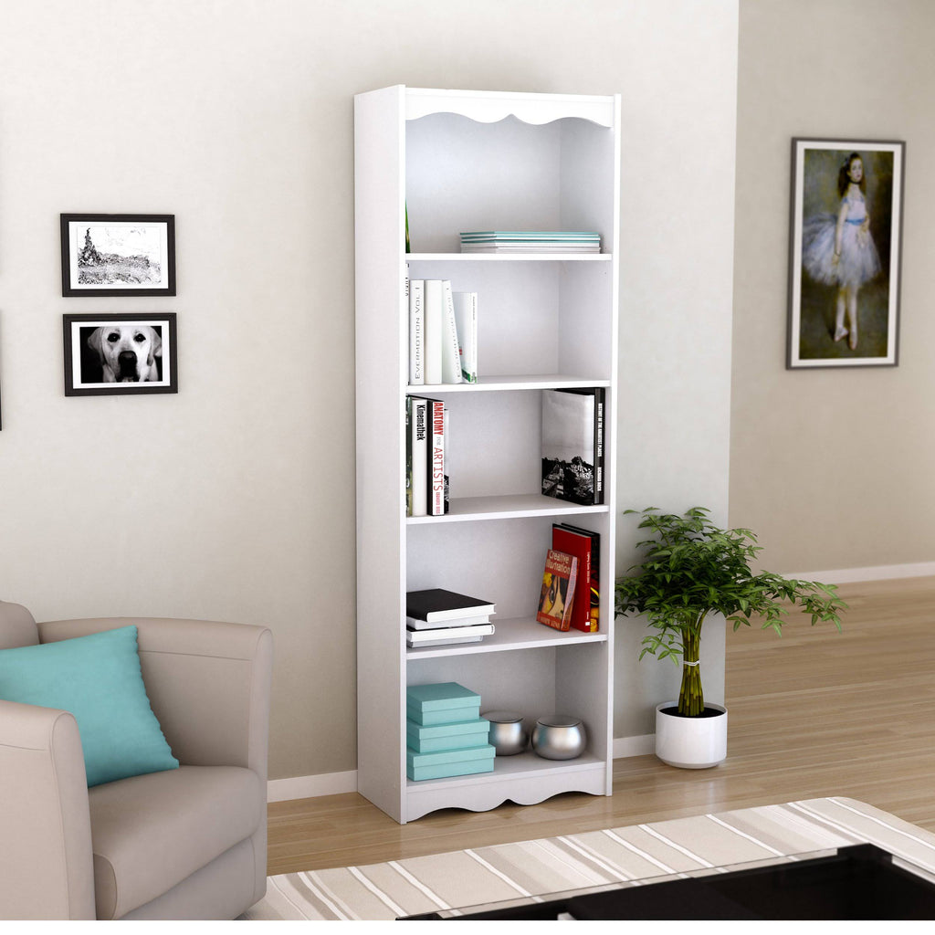 Frost White Tall Bookcase W946