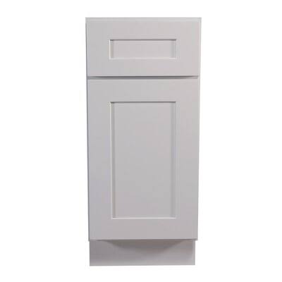 White 1-Door 1-Drawer Base Cabinet J73784