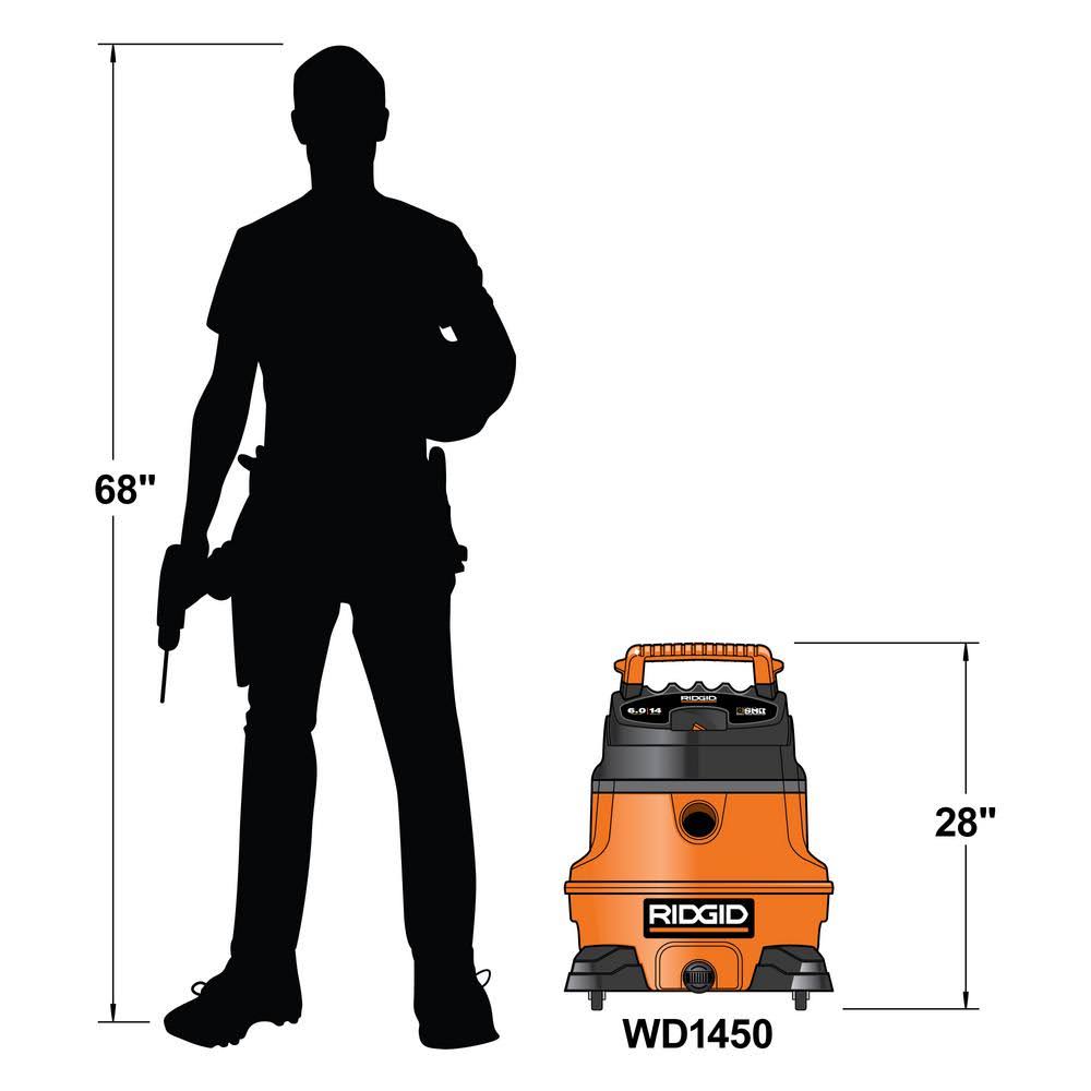 Wet/Dry Canister Vacuum F61682