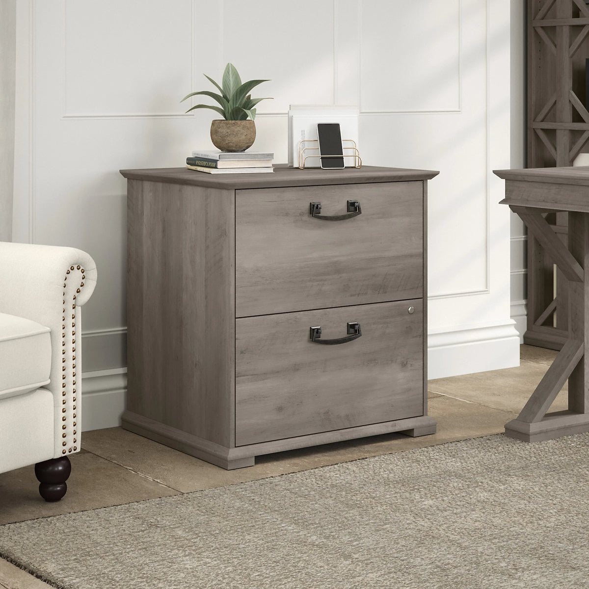 Driftwood Gray Lateral File Cabinet D75642