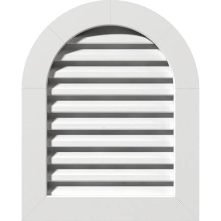 Round Top PVC Gable Vent H5879