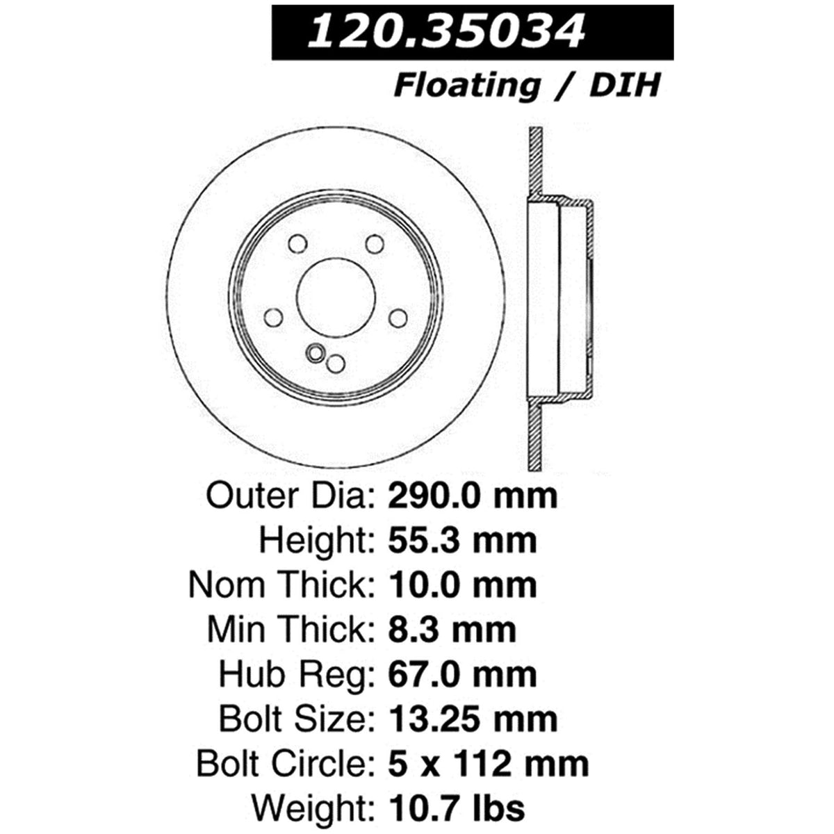 Sport Brake Rotor F816861