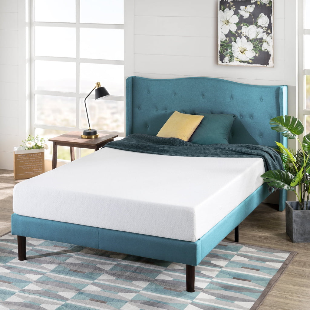 8 Green Tea Memory Foam Short Queen Mattress F8586