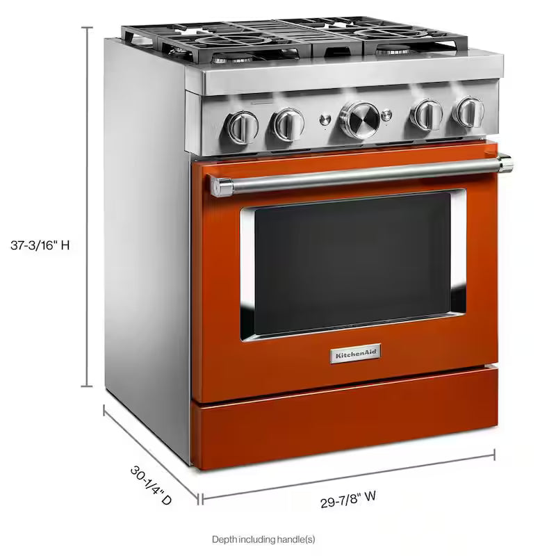 4 Burner Dual Fuel Freestanding Range O732969
