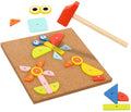 82pcs Wooden Hammer and Nails Pounding Toy F824968