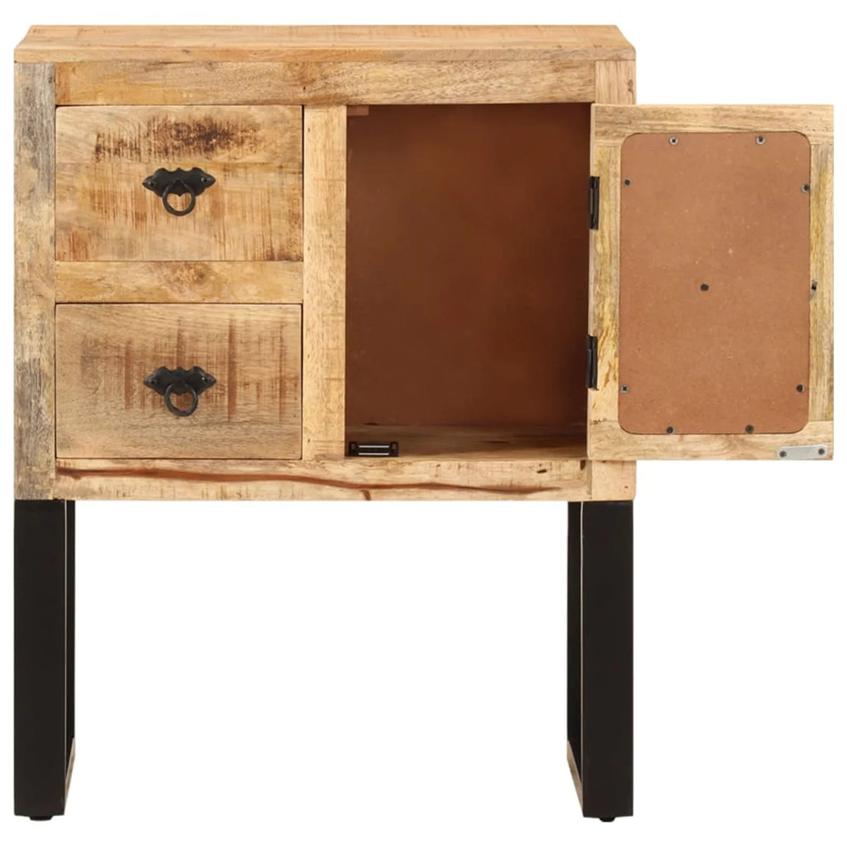 Mango Wood Sideboard with 1 Door and 2 Drawers F240769