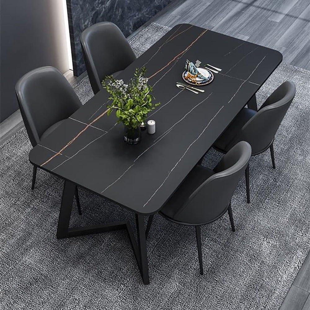 Black Marble Dining Table D143