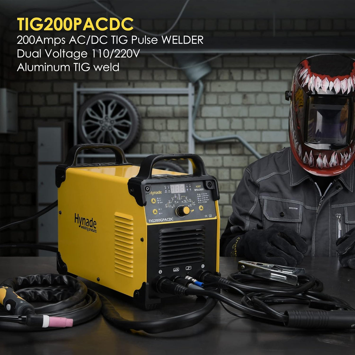 200 Amp AC/DC Digital Inverter Tig Welder V879094
