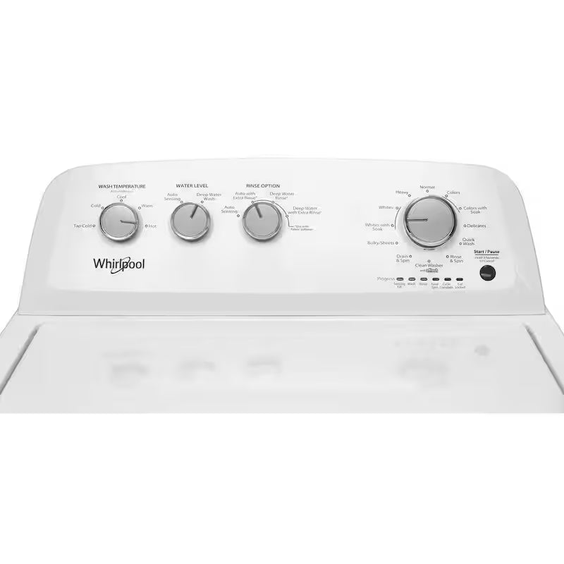White Top Load Washing Machine with Soaking Cycles O156136