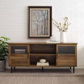 Reclaimed Barnwood 2-Door TV Console B803