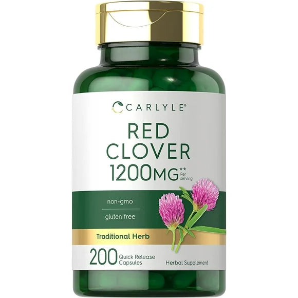 Red Clover Blossom 1200mg 200 Capsules M55152