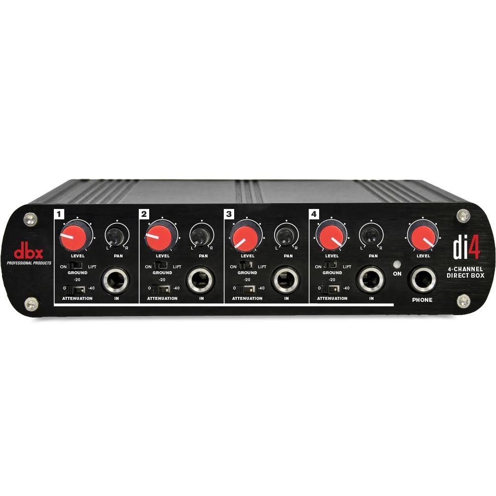4 Channel Direct Box with Line Mixer O4048