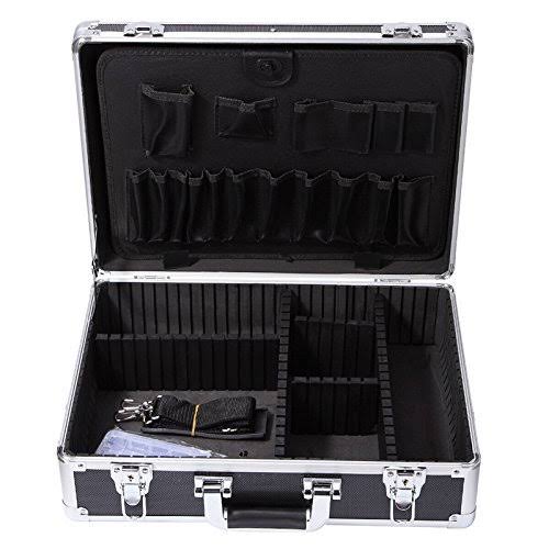 Aluminum Metal Hard Case Toolbox with Adjustable Dividers U3416