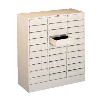 30 Drawer Organizer Filing Cabinet Sand X8252