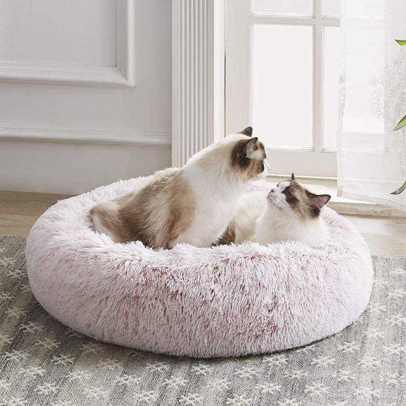 Grey Anti Anxiety Cat Bed C796