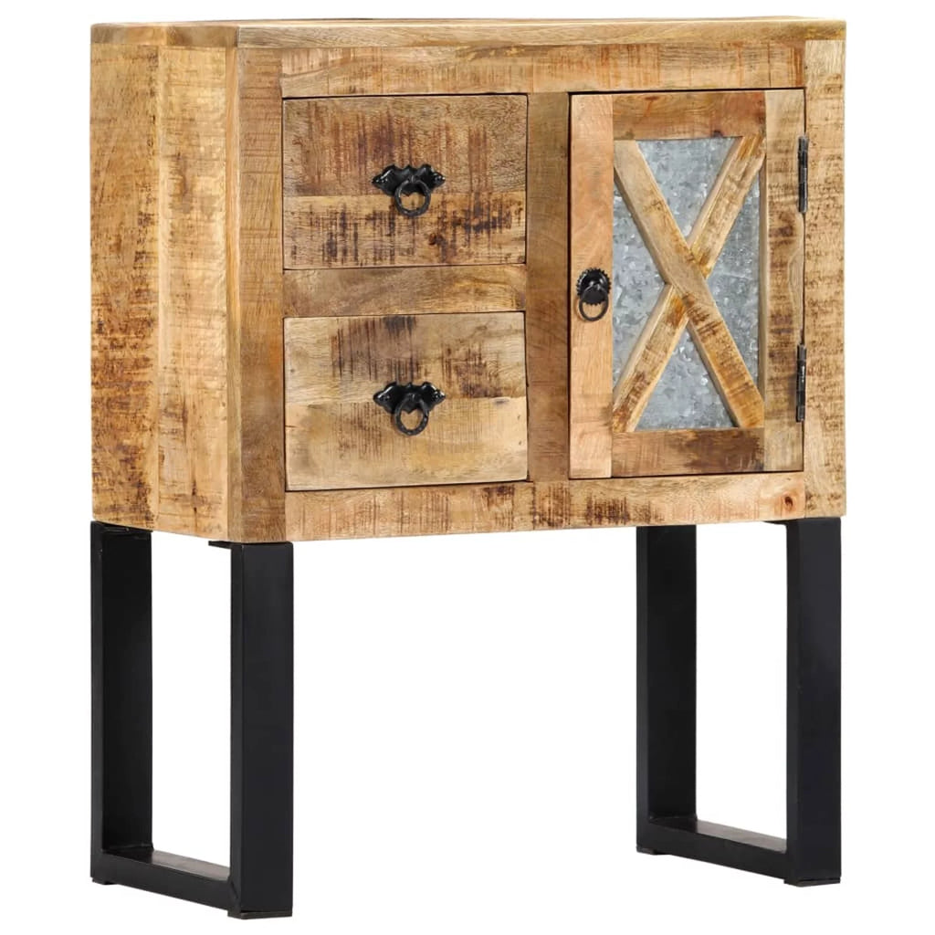 Mango Wood Sideboard with 1 Door and 2 Drawers F240769