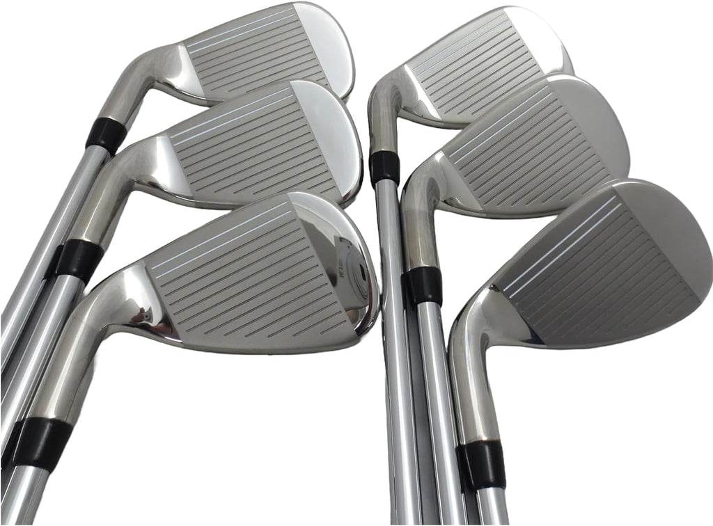 Complete Golf Set Driver Wood Hybrid Irons Putter Right Handed Regular Flex Black White Blue U78725