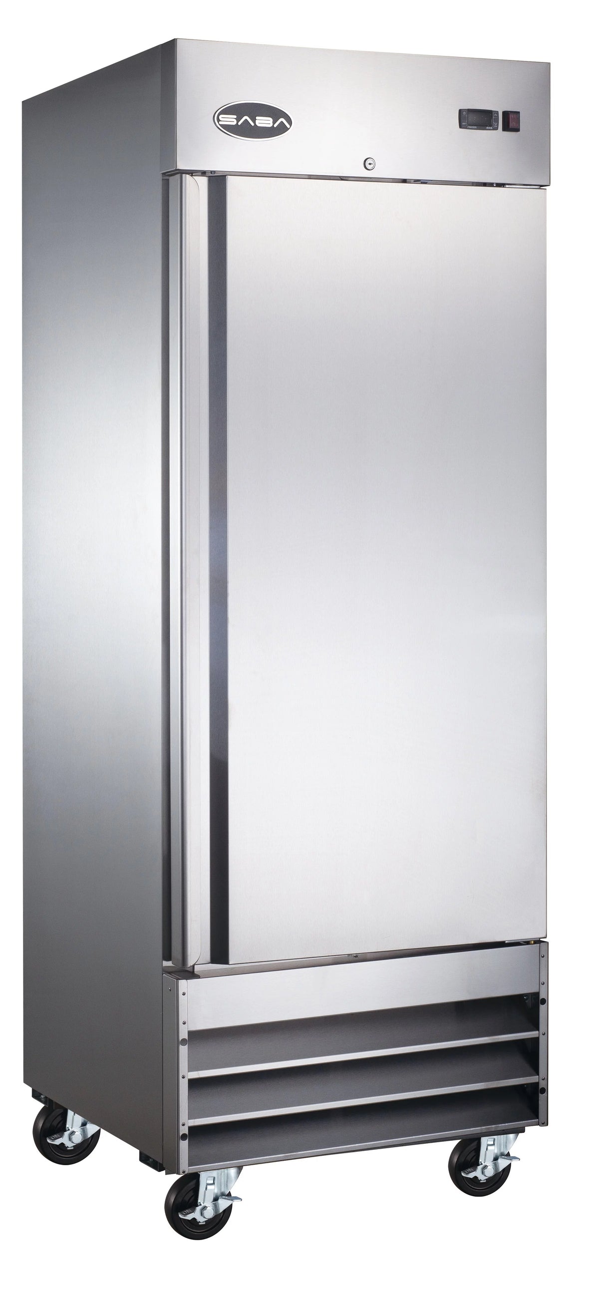 23 cu ft Solid Door Stainless Steel Upright Reach-in Freezer I710