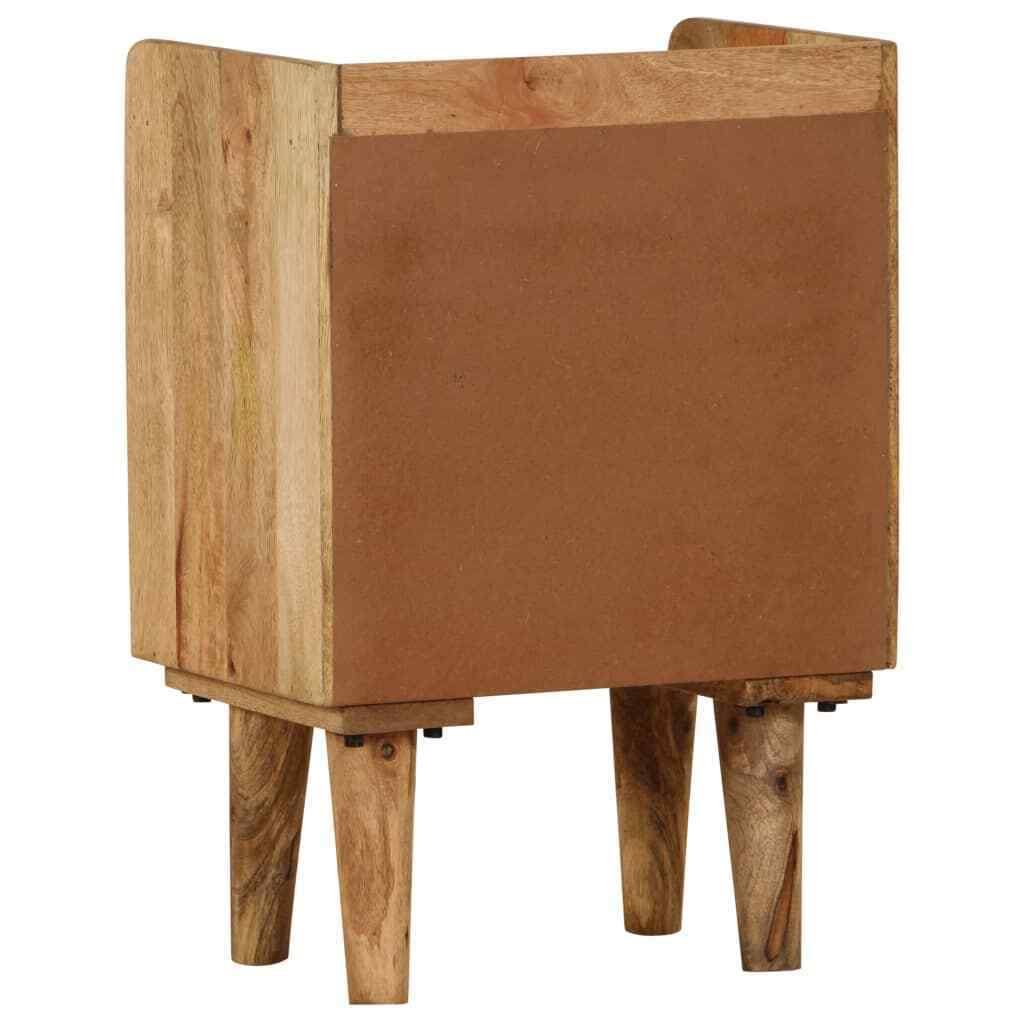 Solid Mango Wood Bedside Cabinet H2440
