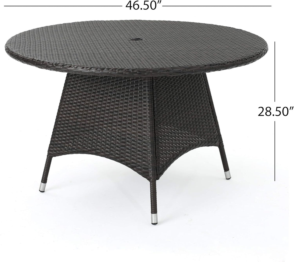 Multibrown Round Dining Table H2256