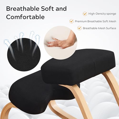 Adjustable Kneeling Chair with Cushion N843
