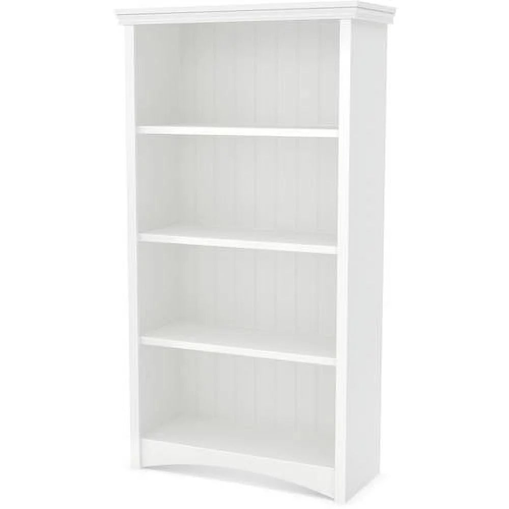 White 4-Shelf Bookcase Y42867
