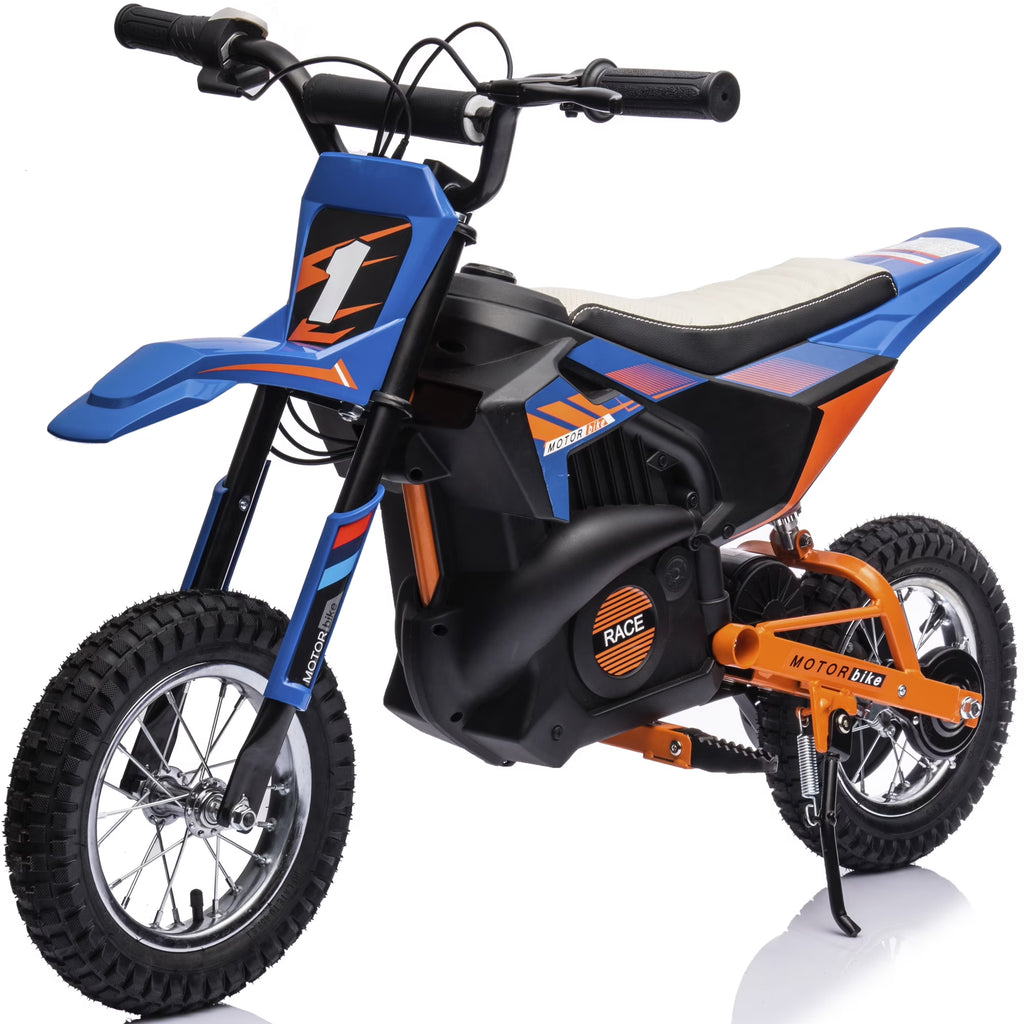 24V Electric Dirt Bike Ride On Motorcycle Toy, Blue K23851