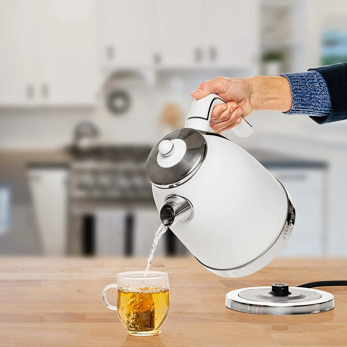 1.7 L Stainless Steel Electric Hot Water Kettle X8039