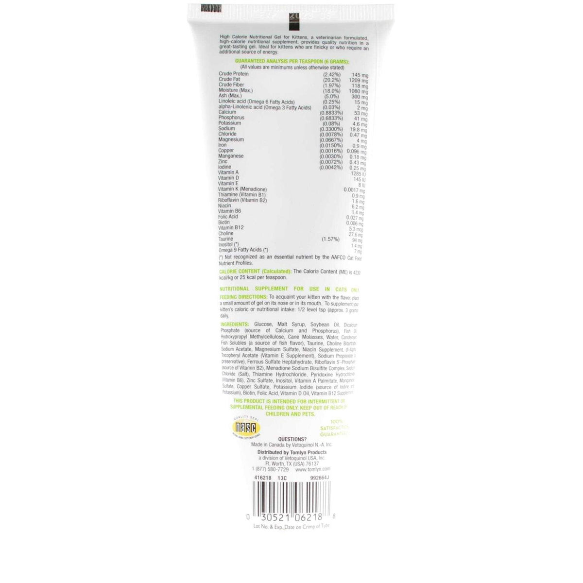 High Calorie Nutritional Gel B8848