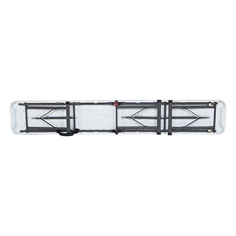 White Steel Outdoor Storage Bench K98604