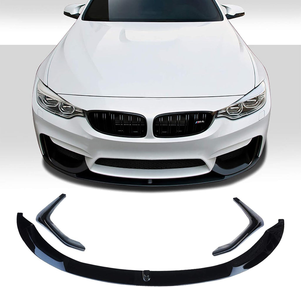 ABS Gloss Black Front Bumper Spoiler Splitter E916