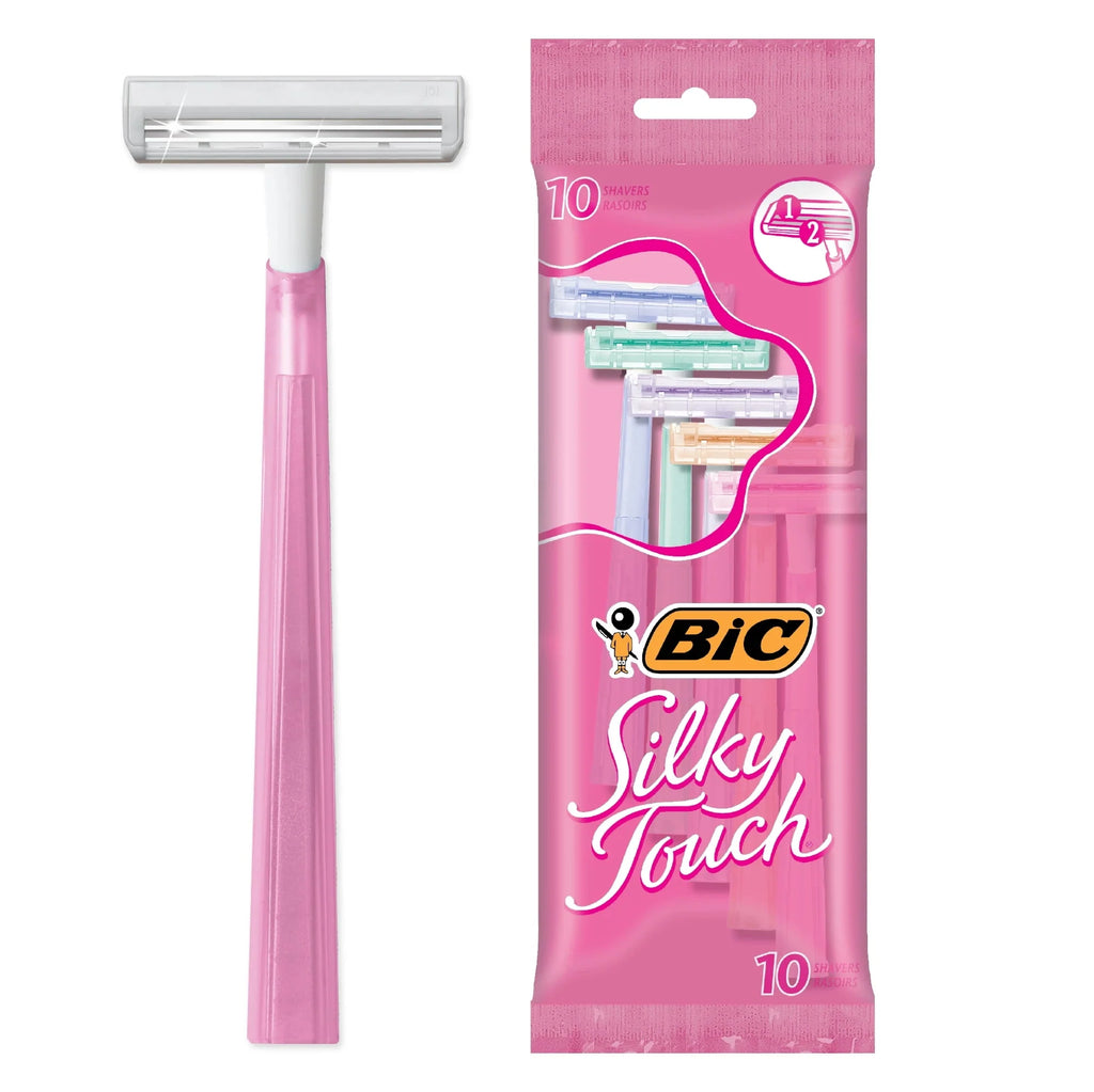 Twin Select Silky Touch Disposable Razor, Women's, 2-Blade, 10 Count Q1675