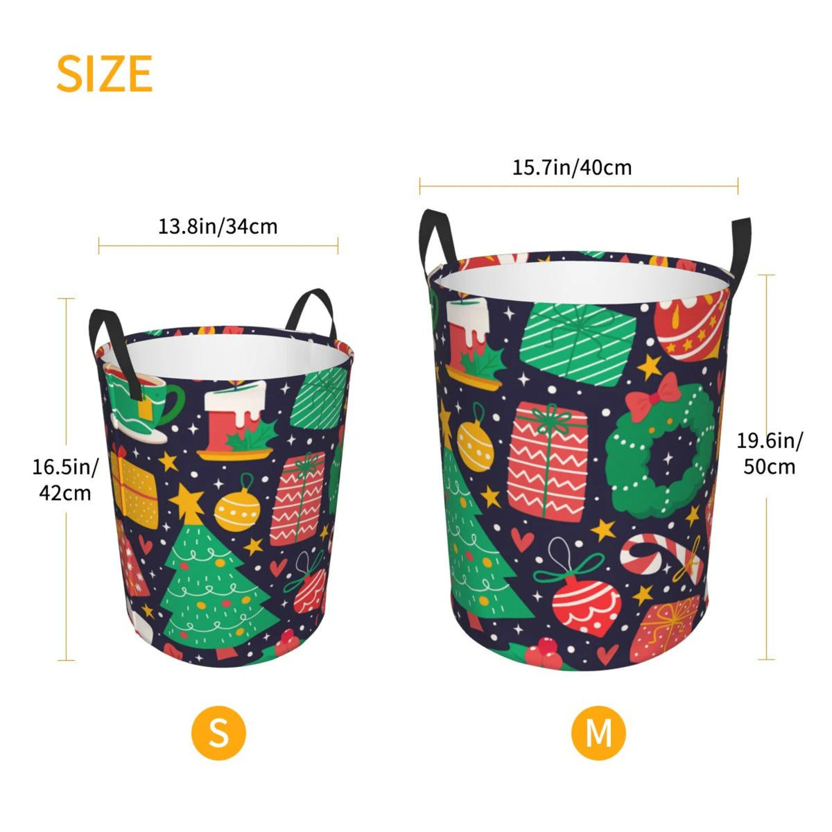 Waterproof Laundry Hamper with Handle J872