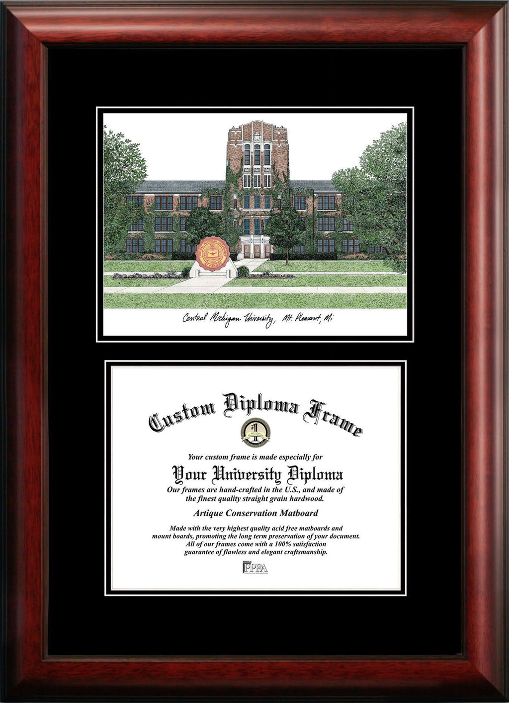 Central Michigan University Diploma Frame A6307