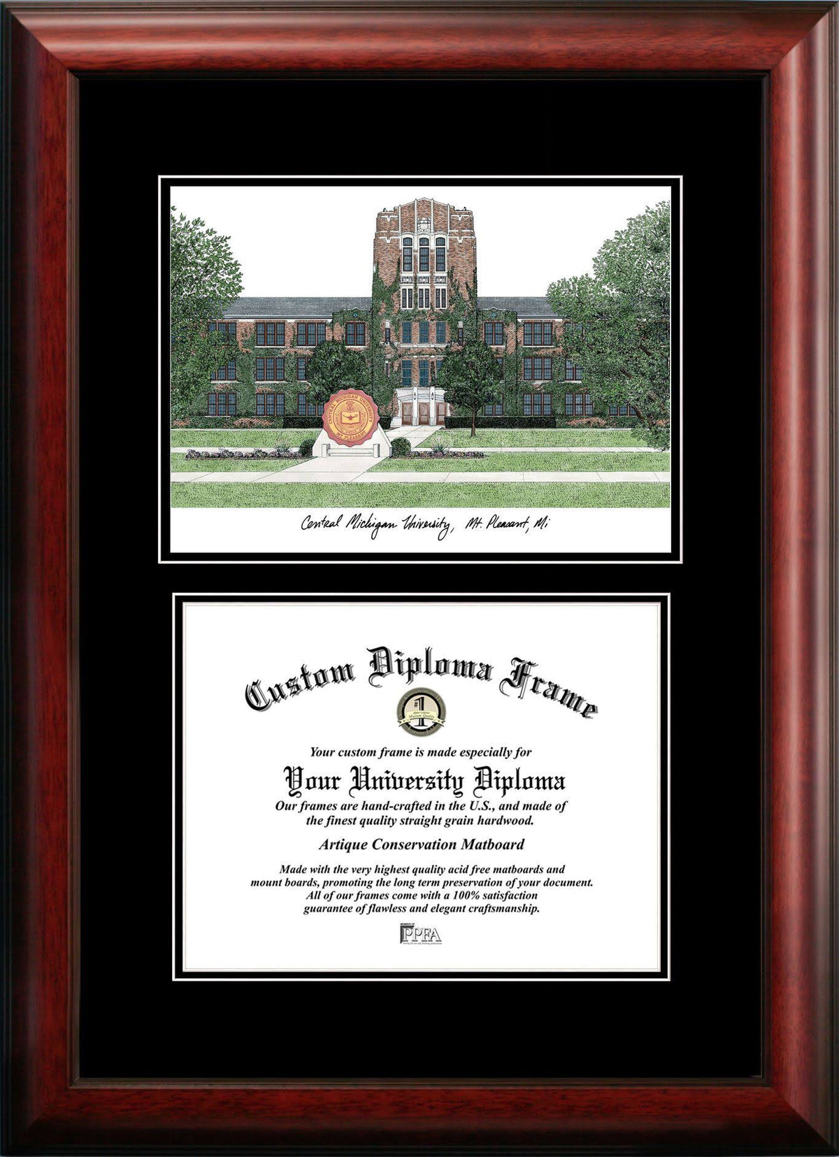 Central Michigan University Diploma Frame A6307