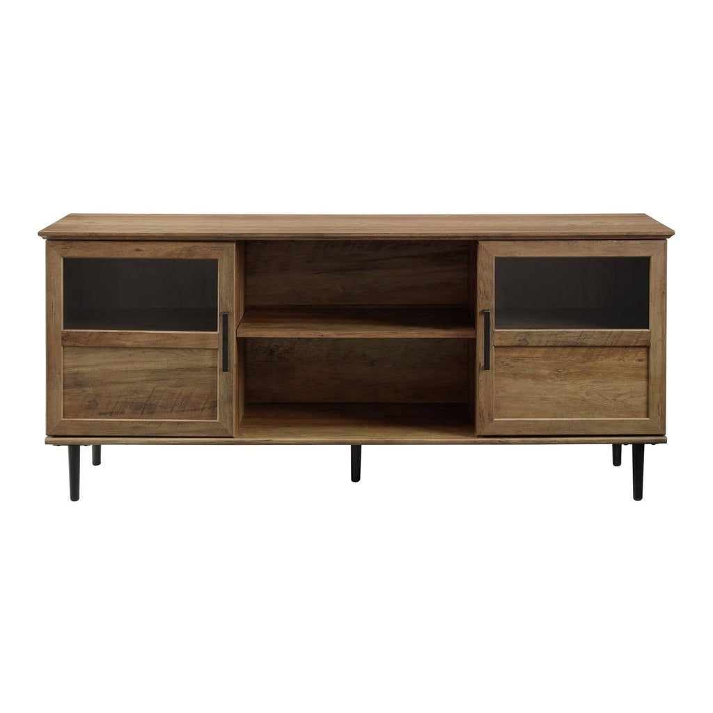 Reclaimed Barnwood 2-Door TV Console B803