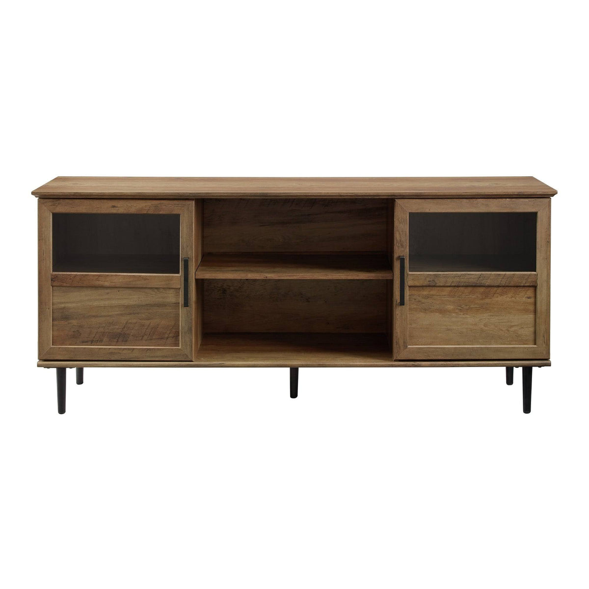Reclaimed Barnwood 2-Door TV Console B803