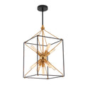 9-light Pendant Black & Gold Z275752