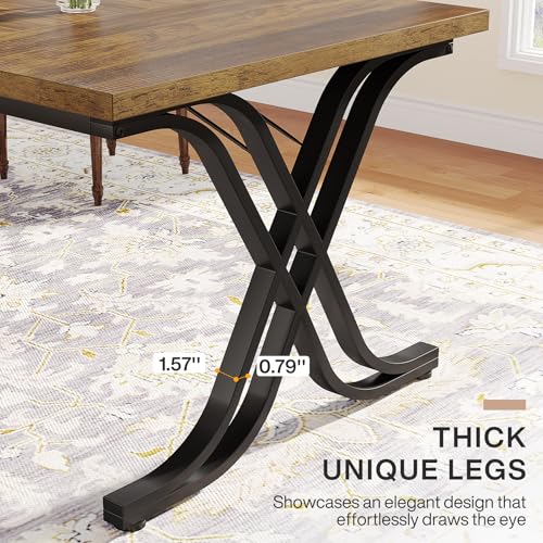 63 Inch Rectangle Wood Dining Table W605