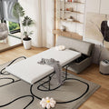 Full Size Light Gray Folding Ottoman Bed with Mattress P30713