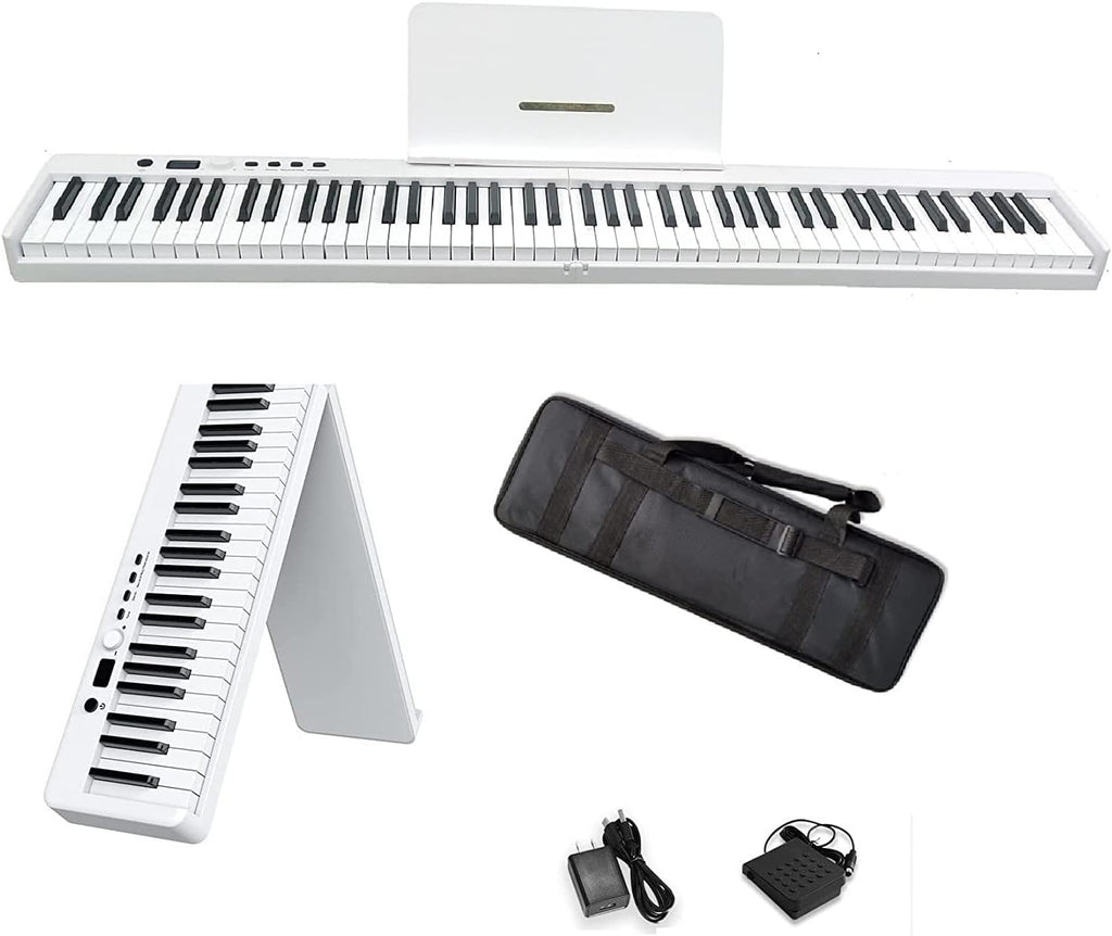 88-Key Foldable Electronic Piano with Semi Weighted Keys I237748