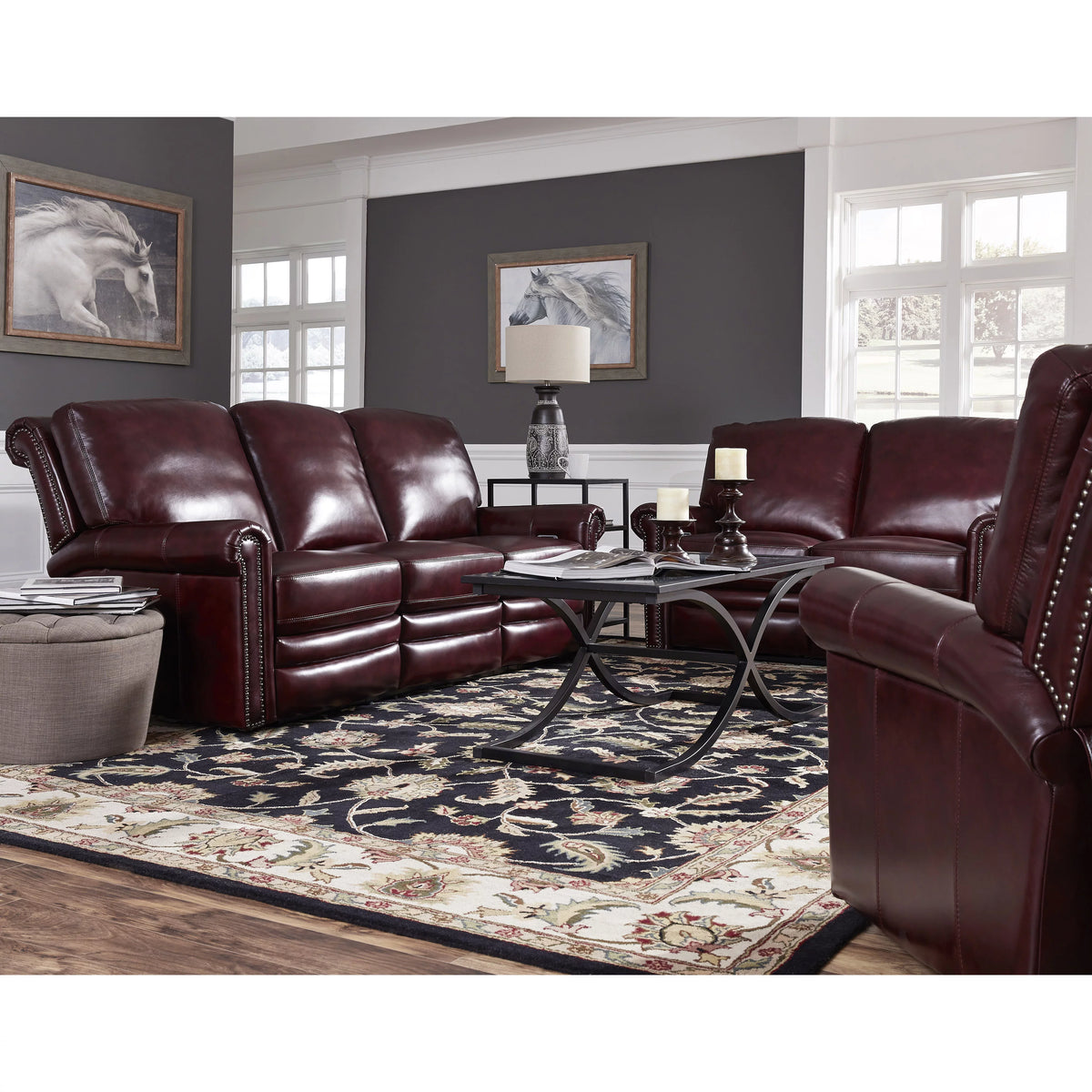 Leather Power Reclining Sofa D862165