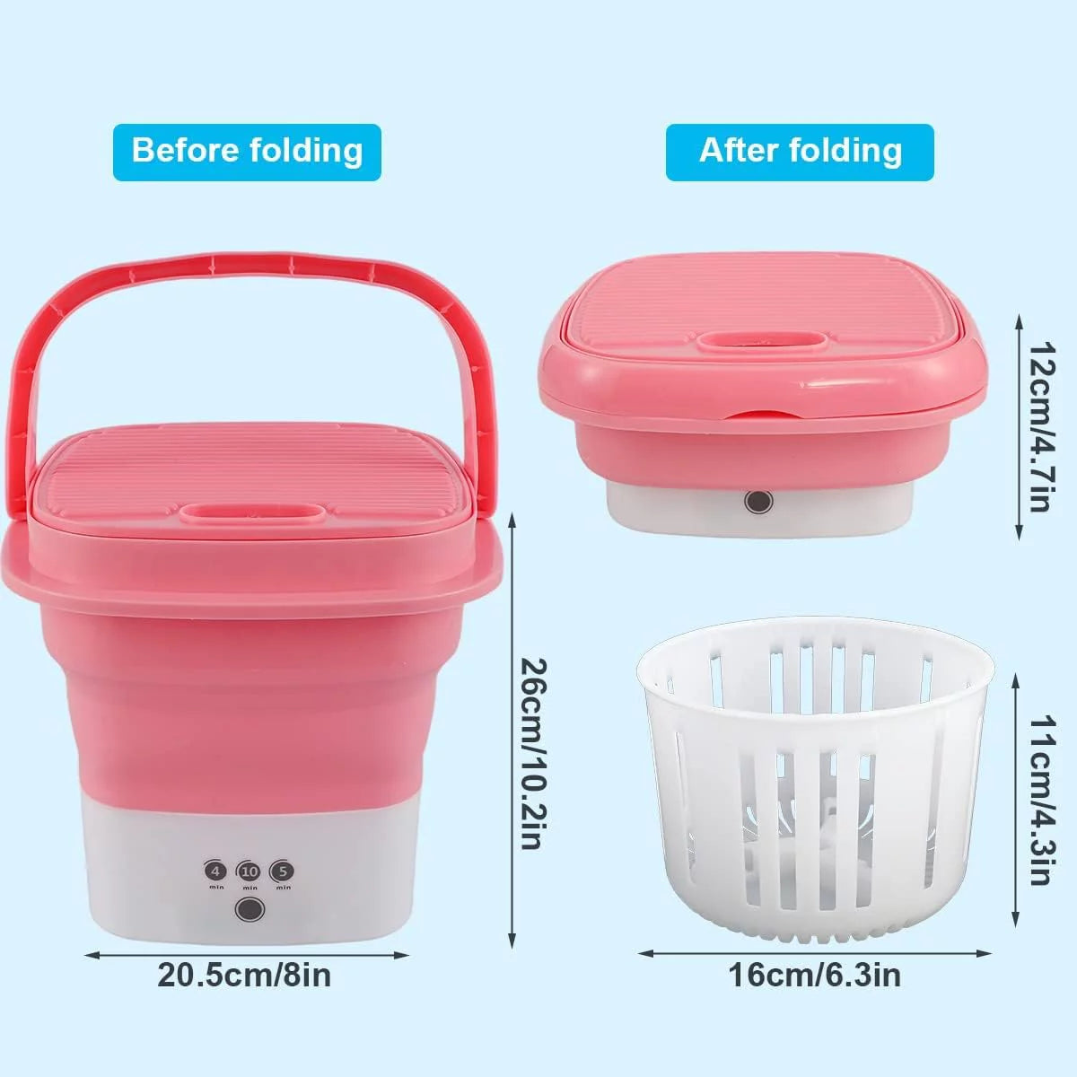 Portable Foldable Mini Washing Machine M894