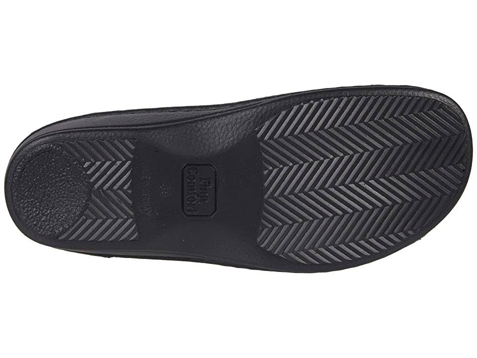 Dark Blue Leather Soft Footbed Shoes C657444