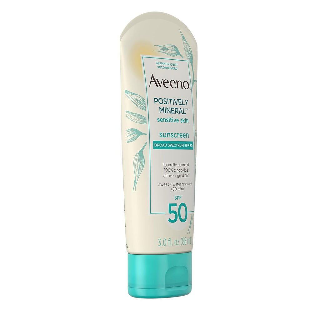 Unscented SPF 50 Mineral Sunscreen Lotion, 3 Fl Oz H507707