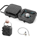 2 Burner Propane Camping Stove with Griddle & Grates Q971