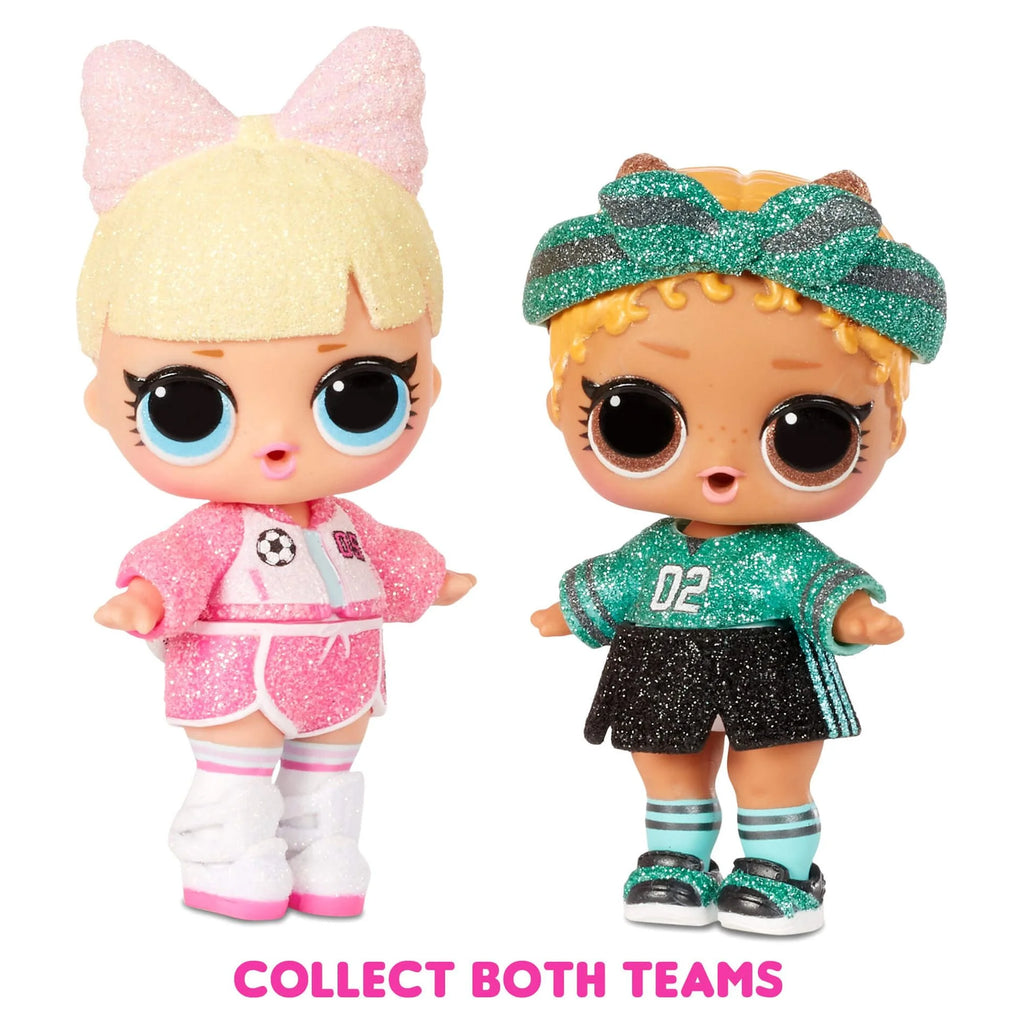 Soccer Team Sparkly Dolls With 8 Surprises E99770