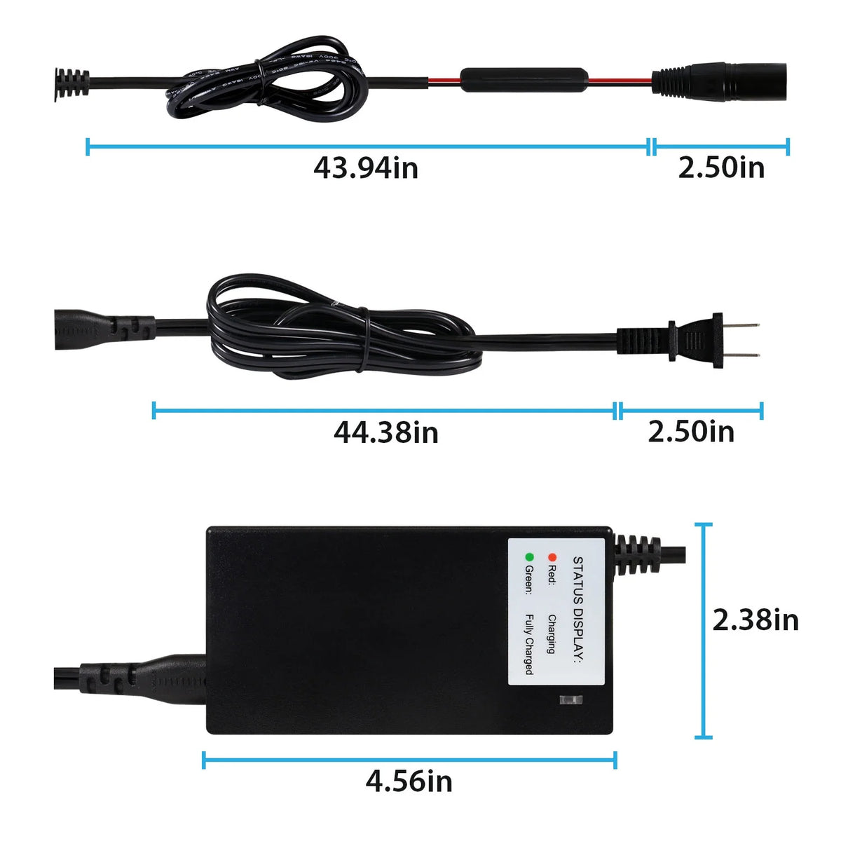 24V 2A Electric Scooter Charger M412