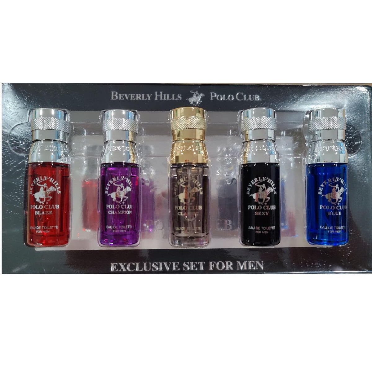 5 Piece Mini EDT Eau De Toilette 0.5oz Gift Set D6835